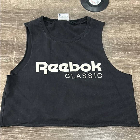 Rare Sample Vintage Reebok Classic Crop Top Muscle Tee - Picture 2 of 5